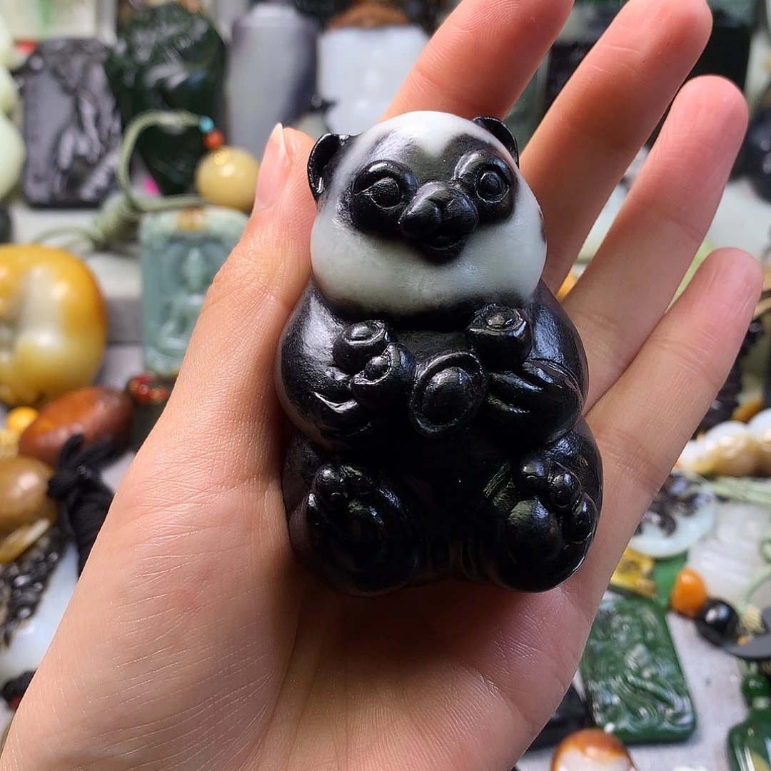 未镶嵌和田玉把件喜*欢