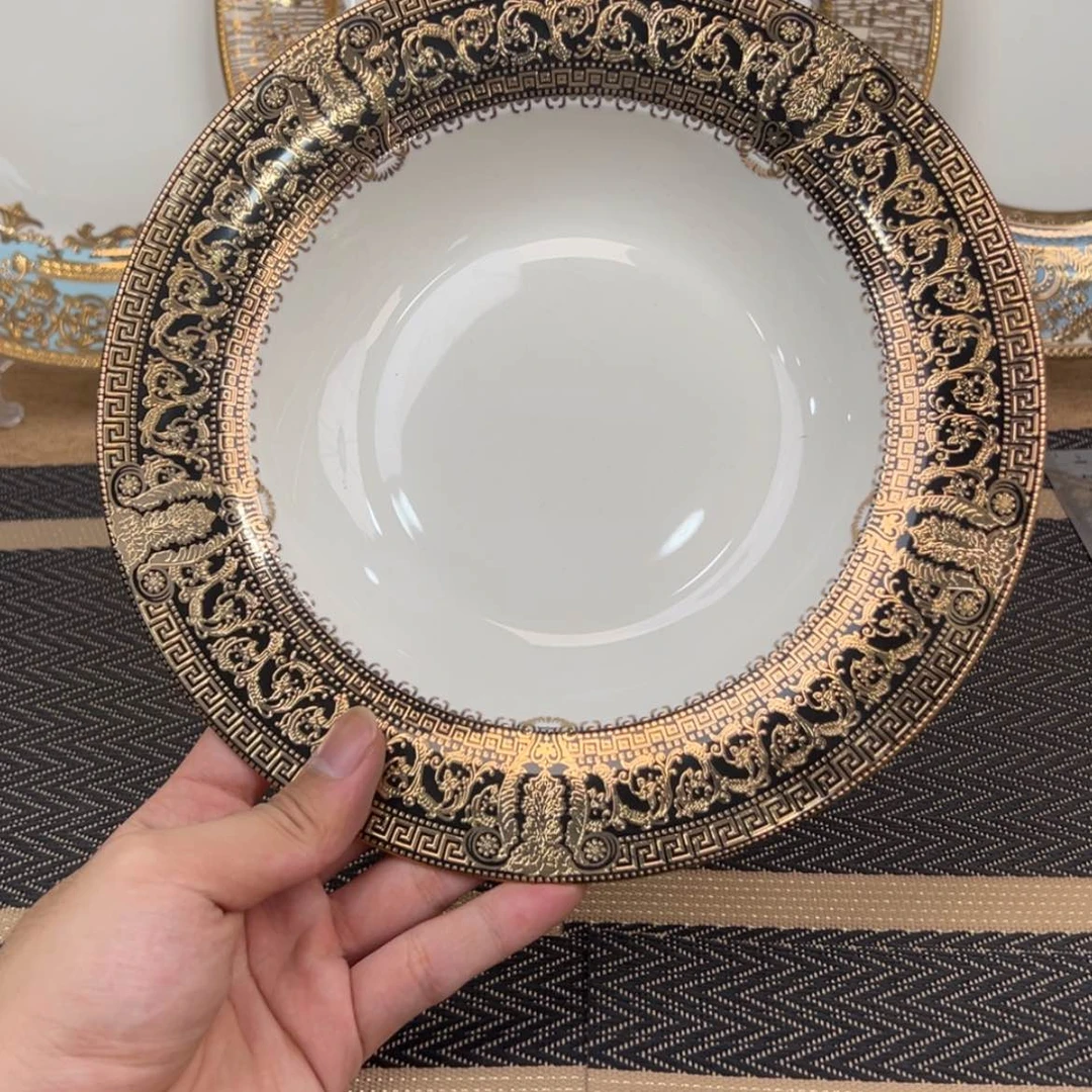 【闪购商品】瓷片9寸草帽盘两个一单福利价