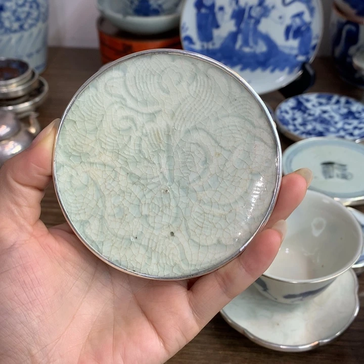 壶承高*旗现代纯手工手绘的主人杯