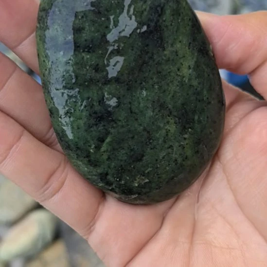 石材玲**搭藏玉药王石原石刮痧板一个