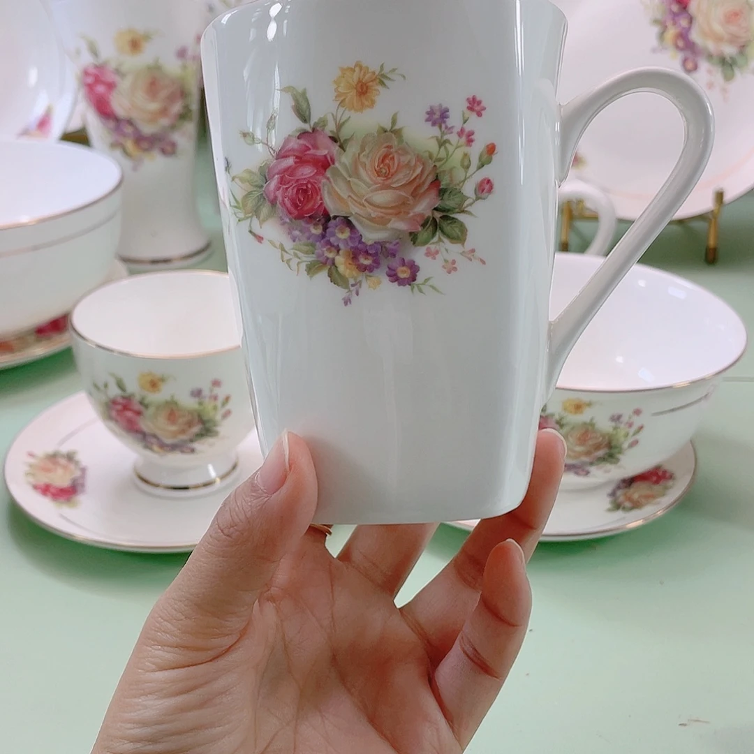 悦****45%以上骨粉骨瓷一个不带盖子杯子