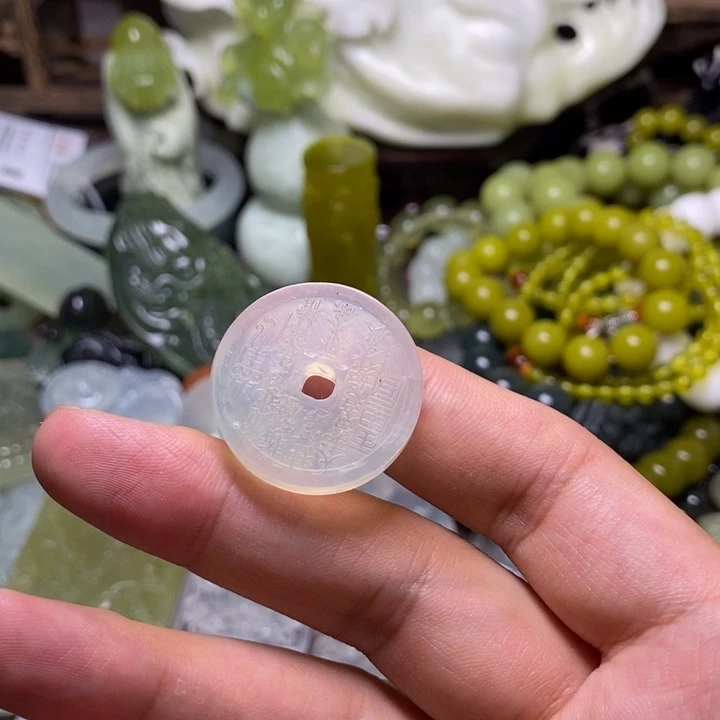 岫玉未镶嵌岫玉挂件