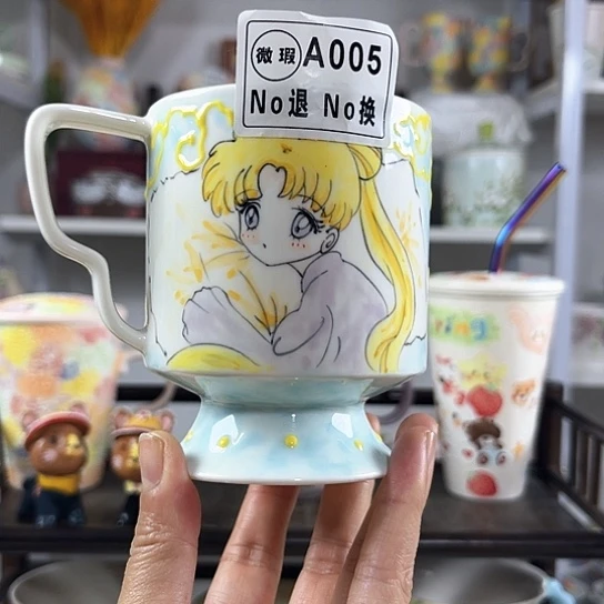 手绘高温釉下彩陶瓷