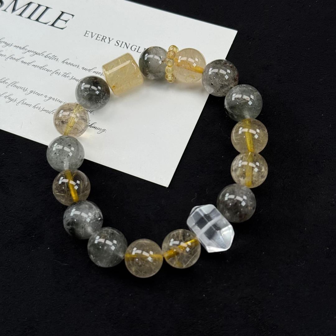 【财务自由】绿幽灵手串【拍两单！是一条价格！】多样性发一W1375