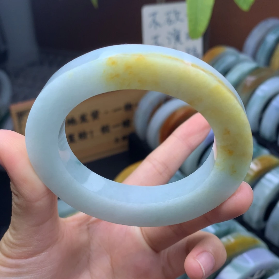 未镶嵌手镯定制翡翠定制不退不换贵妃