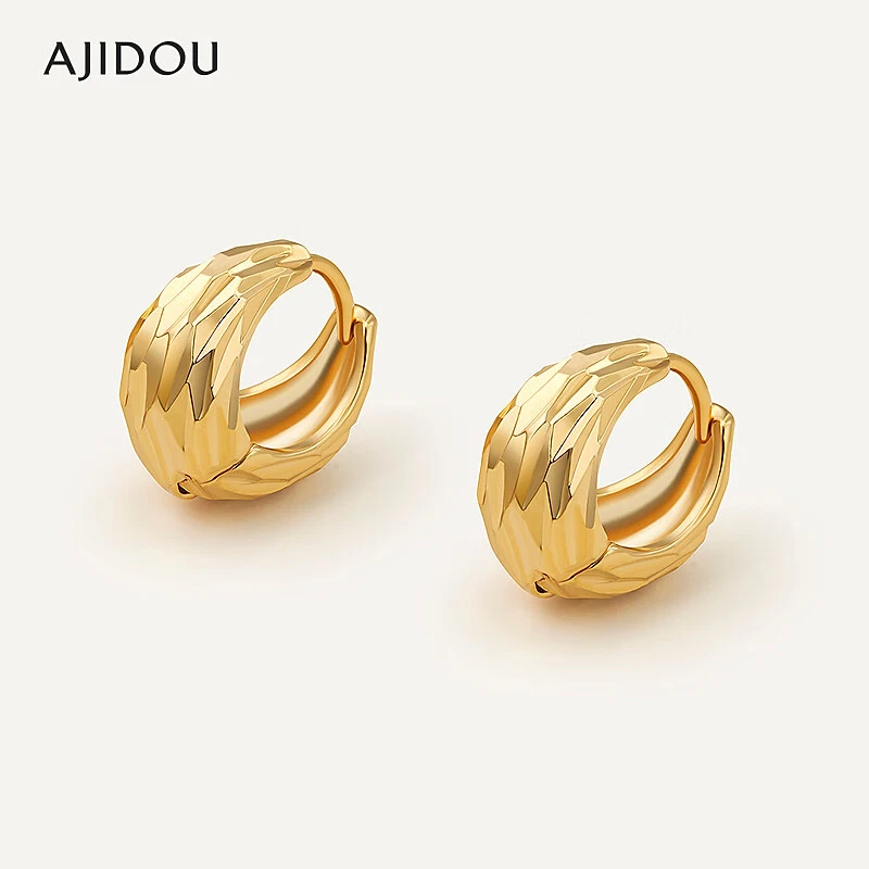 合金无非金属耳饰 AJIDOU阿吉豆休闲时尚潮酷耳环【GM】