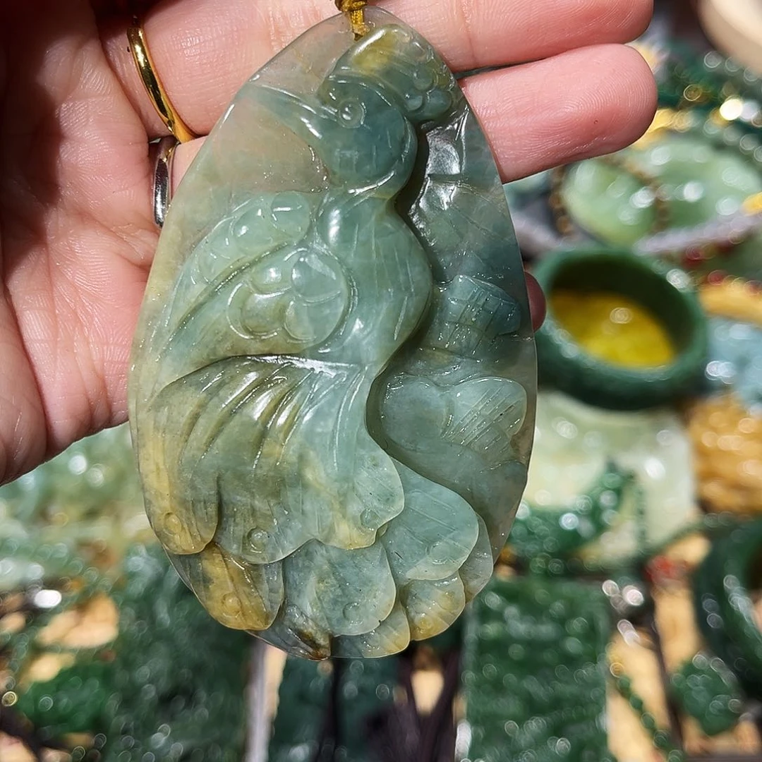 未镶嵌岫玉毛衣链