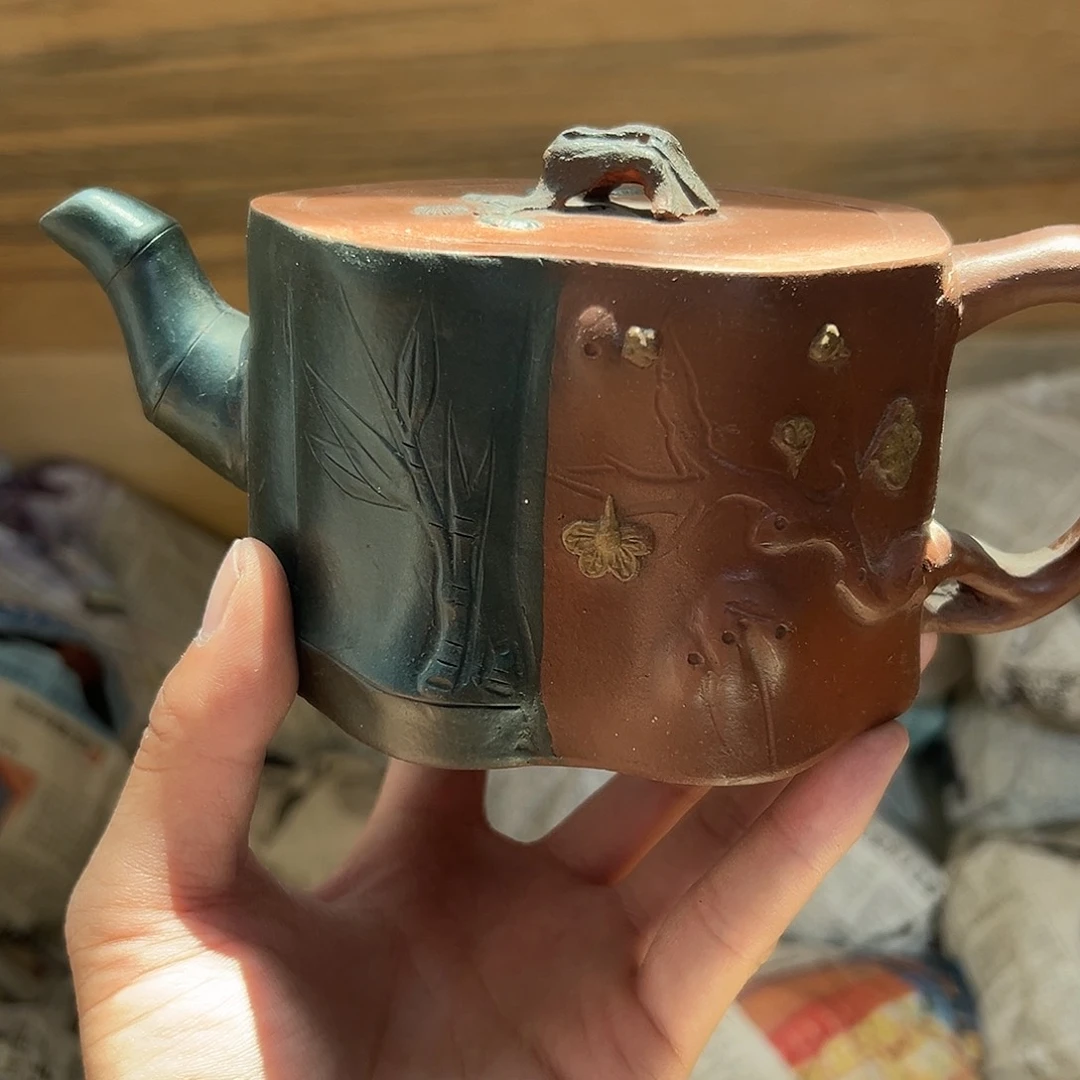 老厂紫砂壶一件！