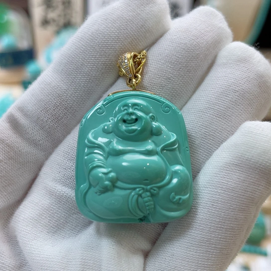 绿松石珠宝奇石未镶嵌