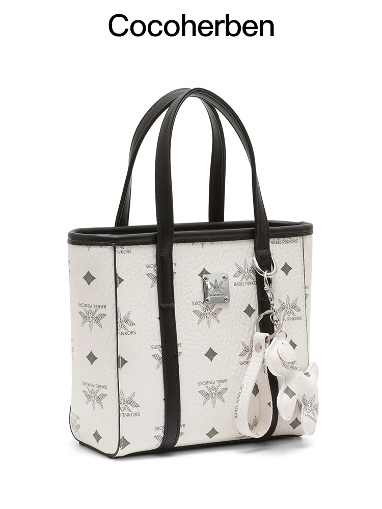 CocoHerben女士经典单肩斜挎手提包151375白