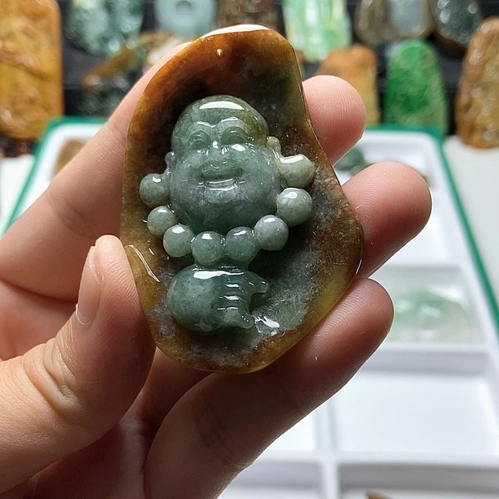 翡翠未镶嵌颈饰翡翠a货