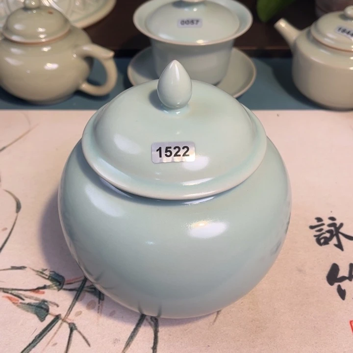 杯子瓷1522 青鸾汝瓷汝州发货