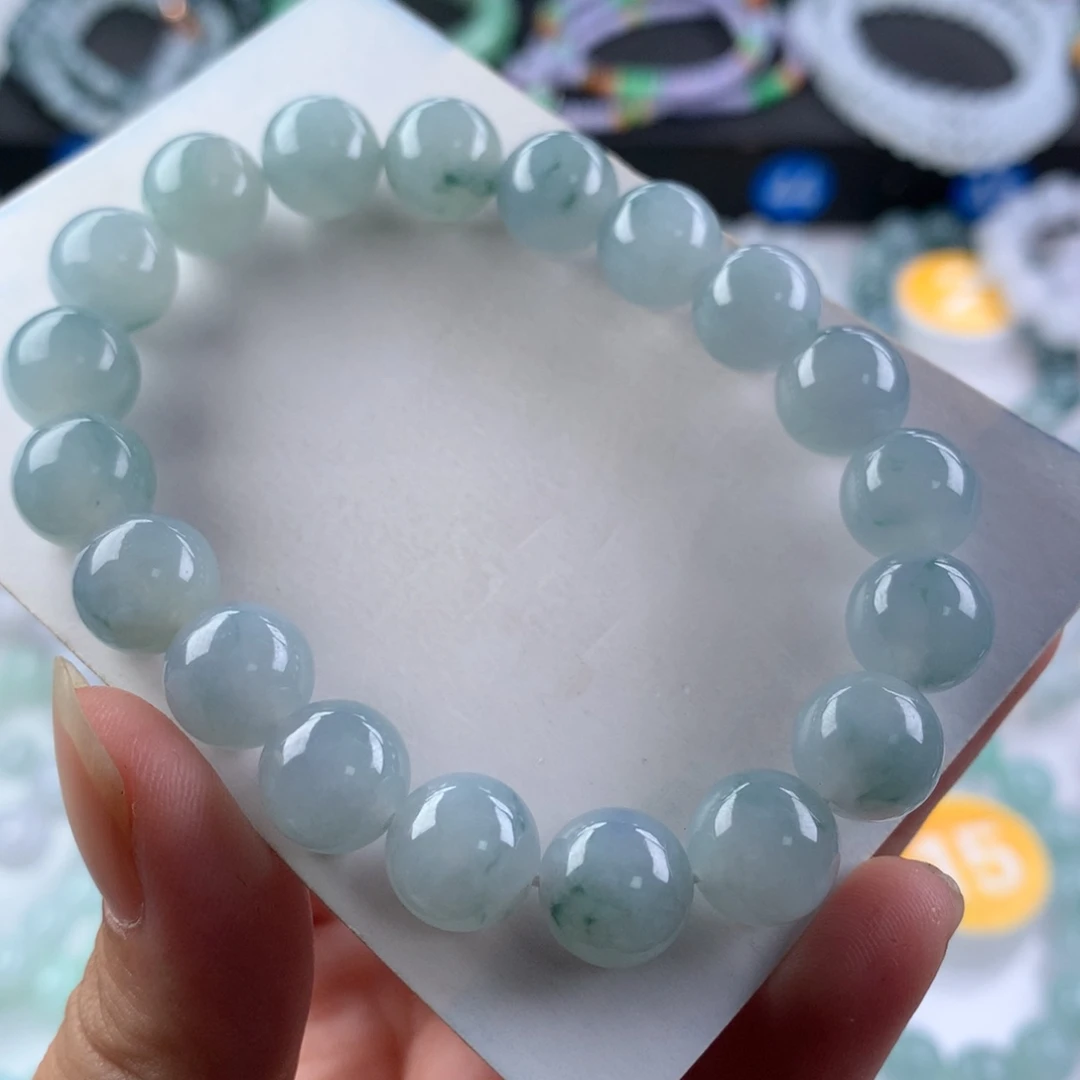 翡翠未镶嵌手链卡10