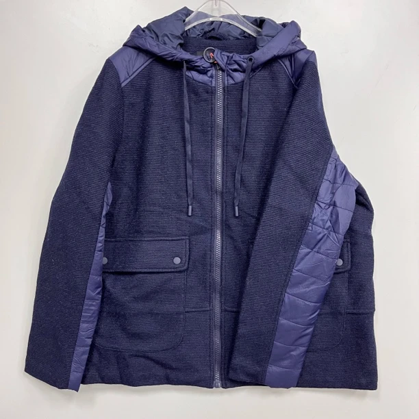 2512279琳系连帽拼接羽绒服女加绒加厚25秋冬新款