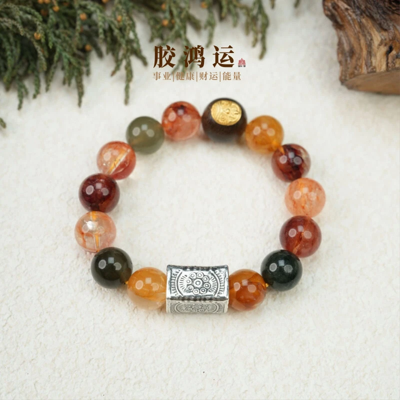 【玺乐·里】 胶鸿运 天然水晶手串 原创设计小众高级感手链