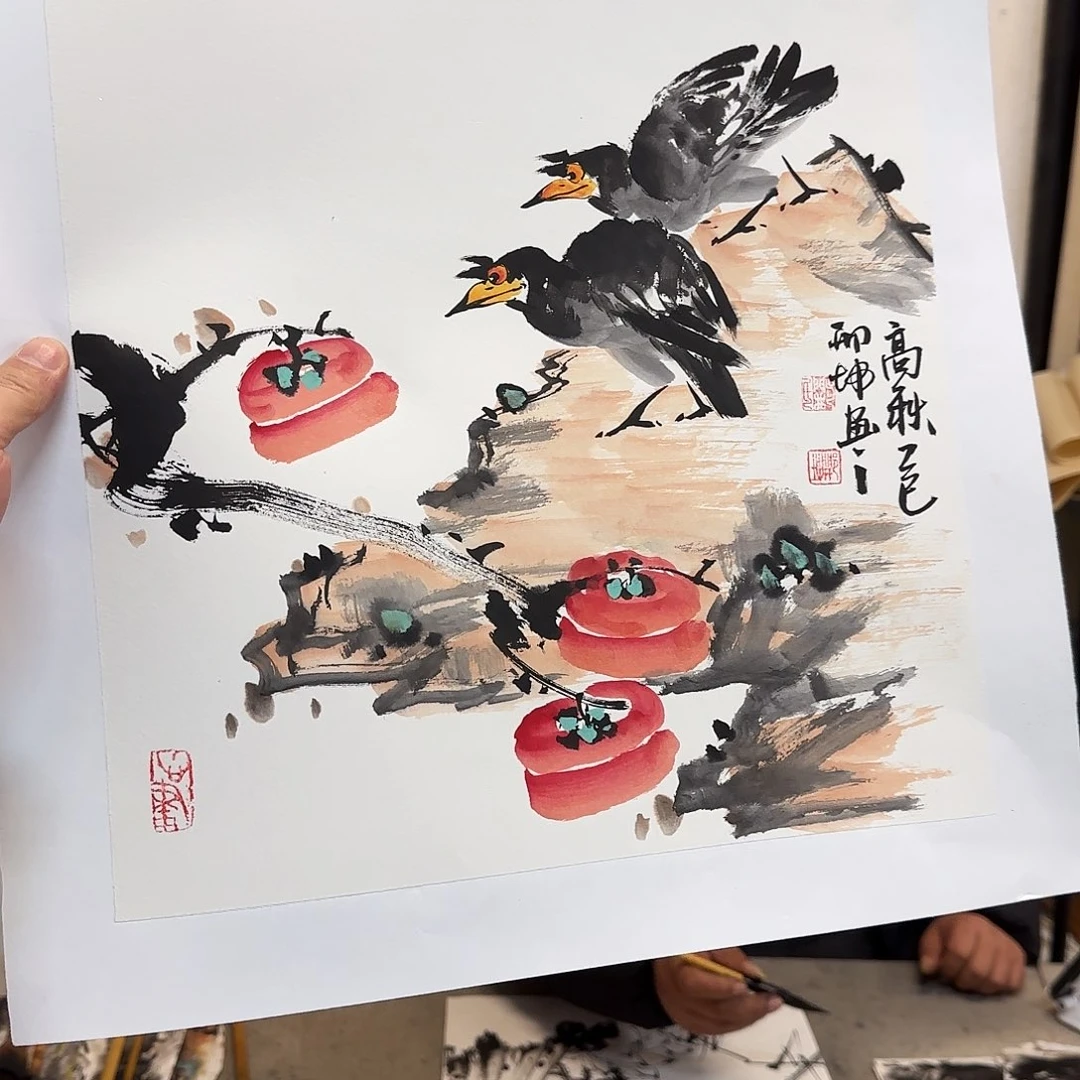 国画纸*春邢坤老师手绘作品