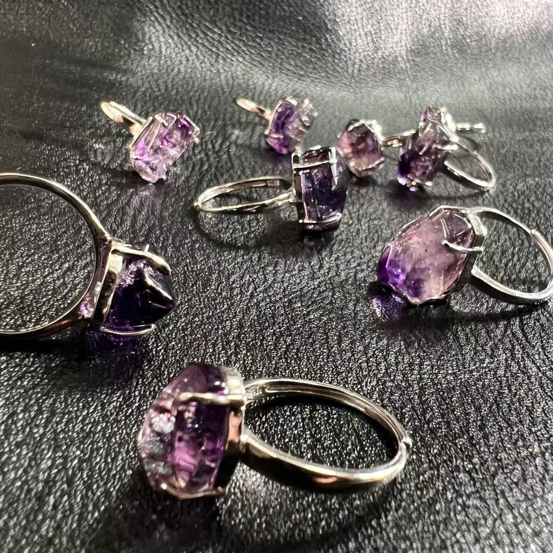 925银戒指 925戒指（清凉紫水戒指）911