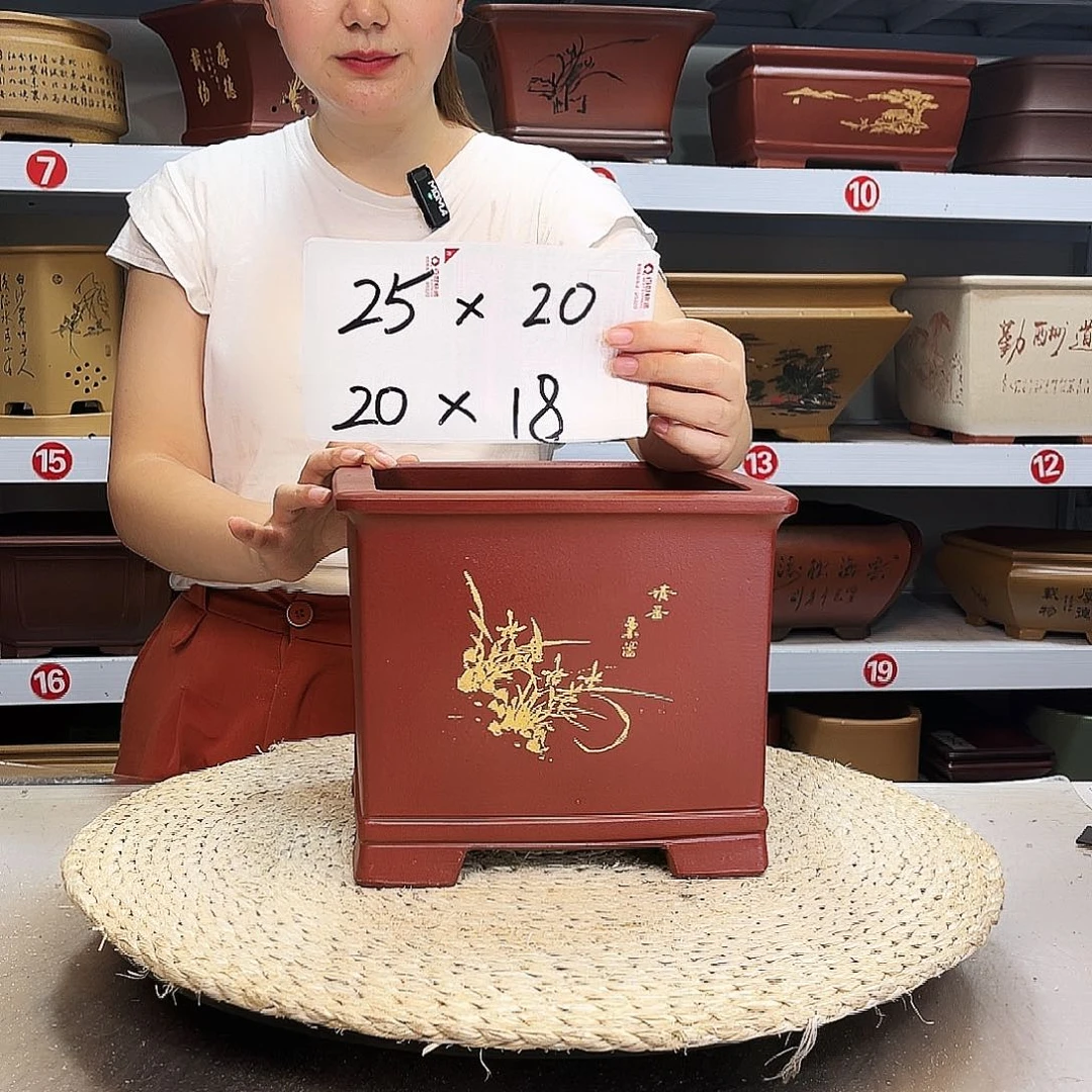 紫砂花盆紫砂花盆