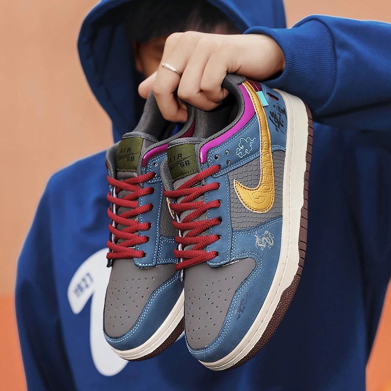 【官方推荐】男鞋2025新款夏季女生aj悟空板鞋男士aj1低帮运动鞋子