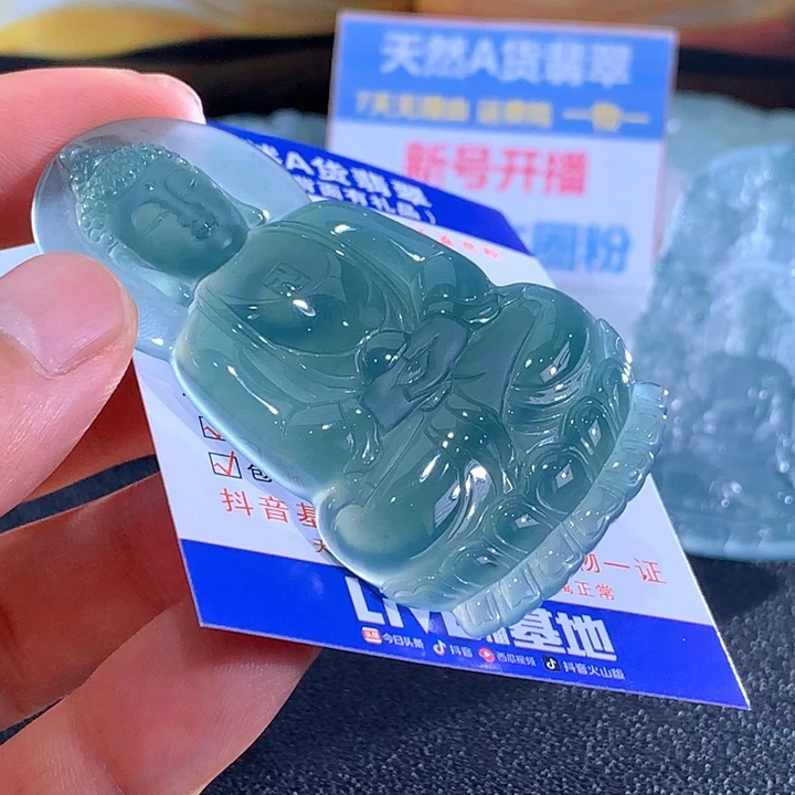 翡翠未镶嵌颈饰大日