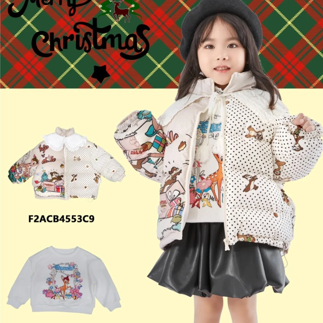 980【T0413】图案休闲百搭羽绒服F2ACM4553
