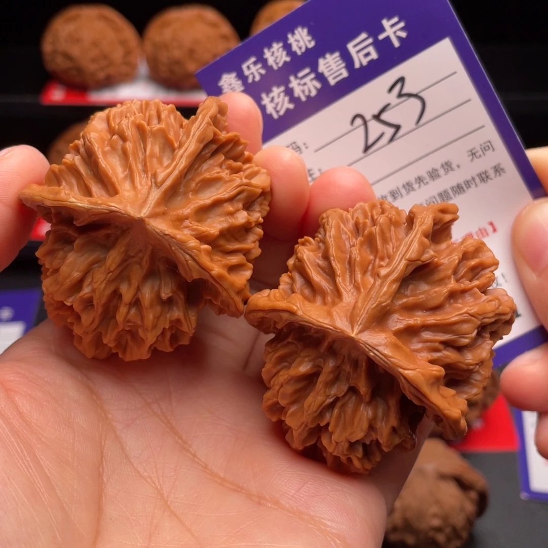 把件文玩核桃三棱53尺