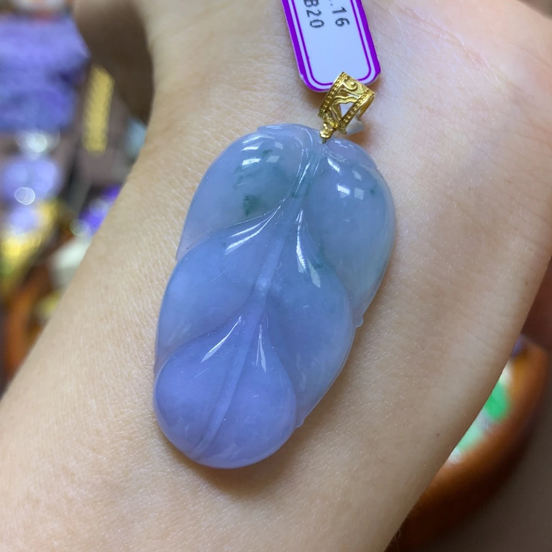 【闪购商品】翡翠颈饰18K金镶嵌翡翠