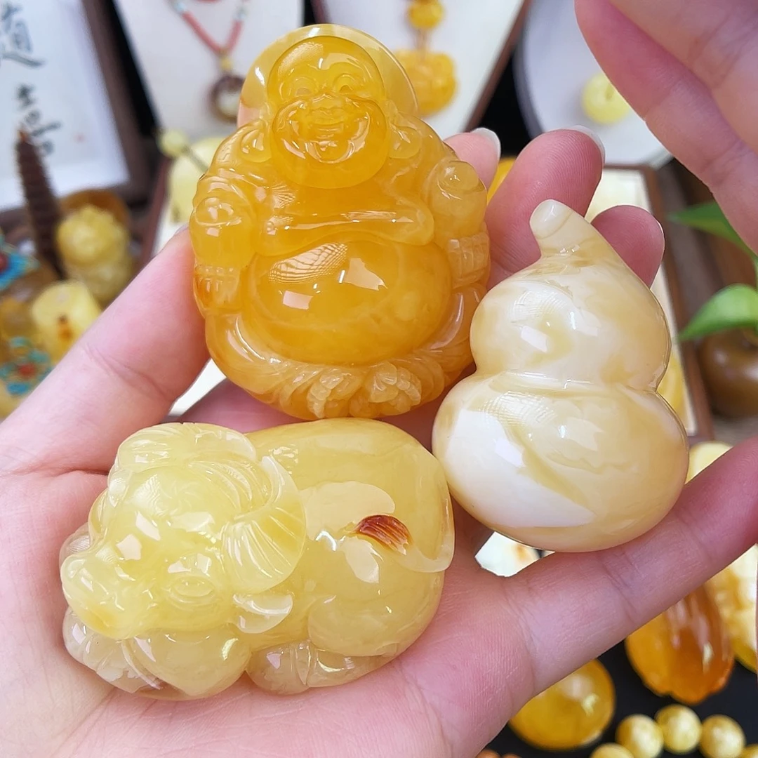 琥珀未镶嵌珠宝奇石我