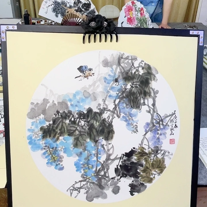 国画张圣敏先生纯手绘作品