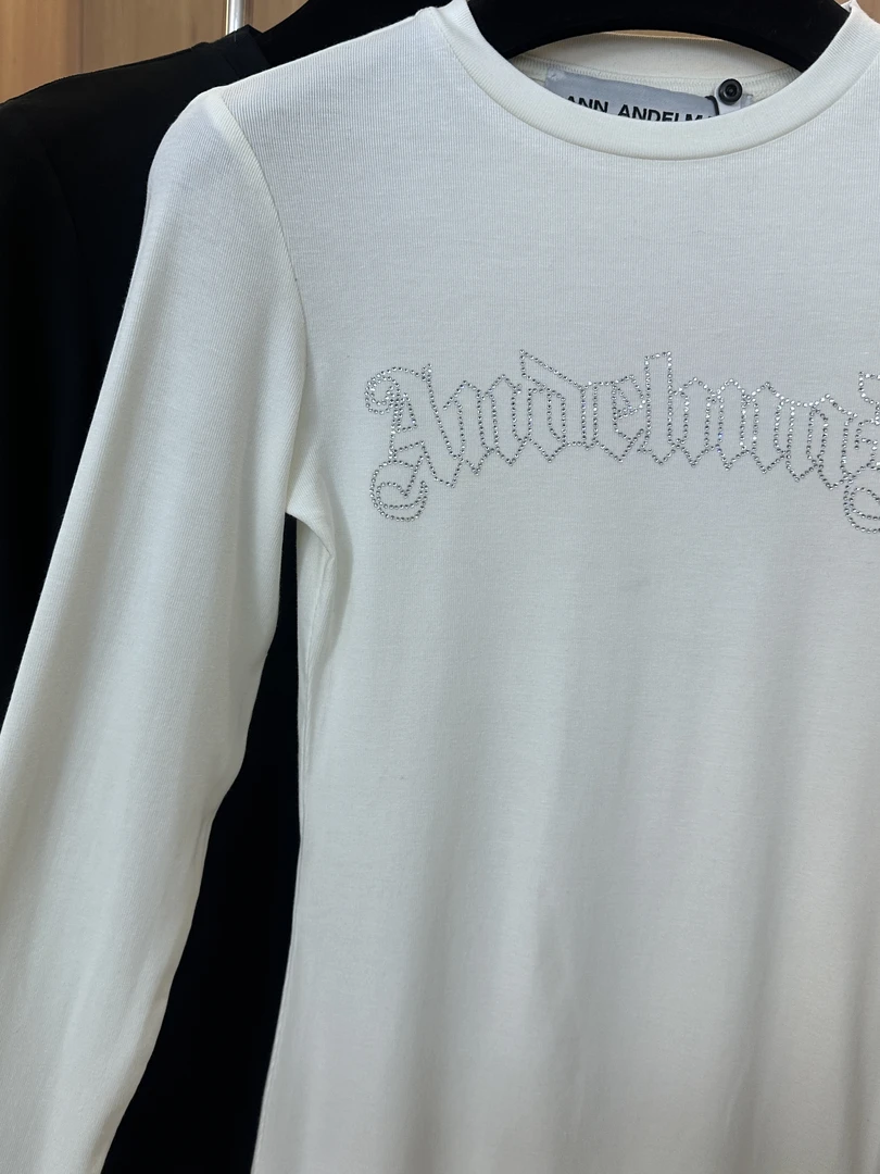 打底衫长袖针织时尚休闲加绒圆领白色SY047