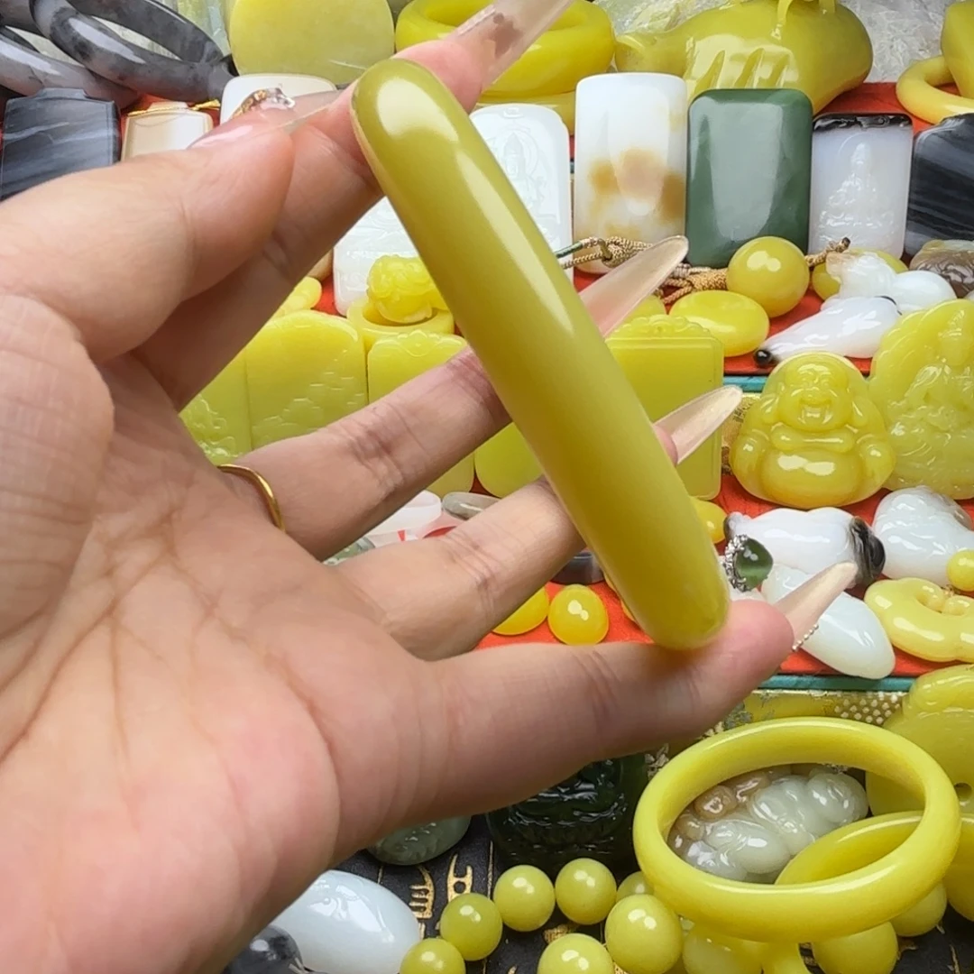 沐***笙布新疆新疆黄玉手镯59