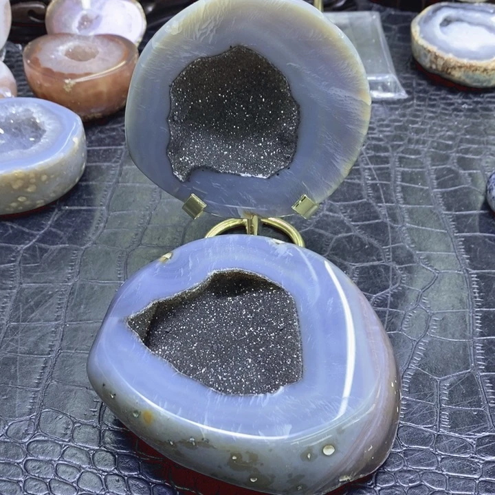 未镶嵌珠宝半成品水晶黑晶满天星盆