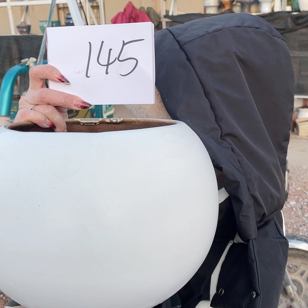 红陶王嫂花盆0127-145