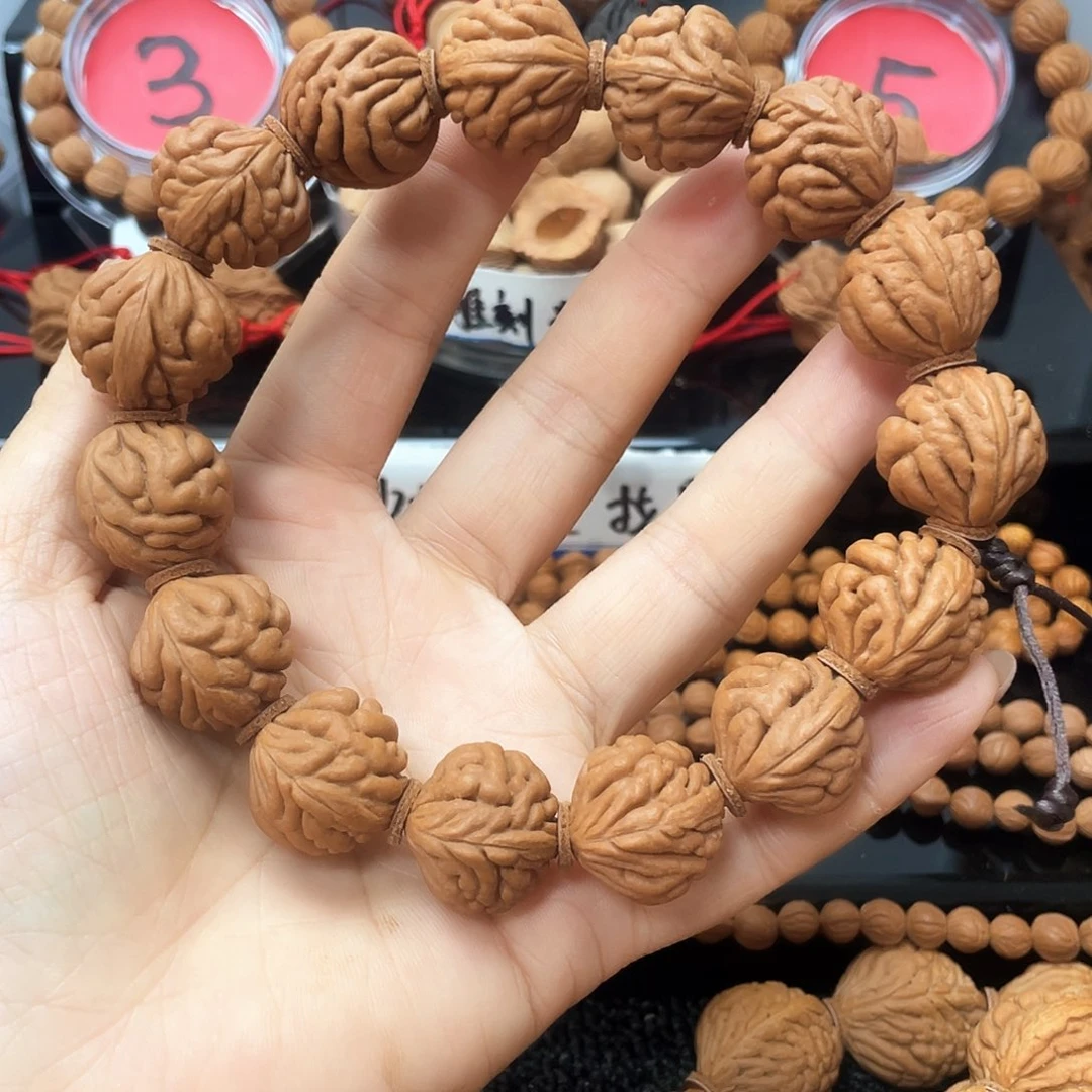 把件桃核疙瘩龙手持20➕尺寸15颗