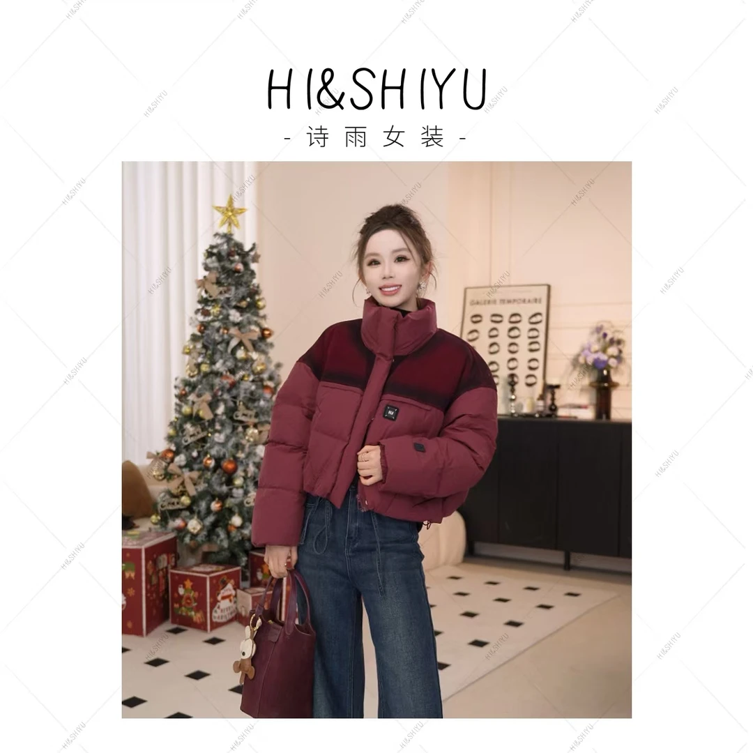 HISHIYU【浓缩美式】 Q91783冬季加厚款宽松90白鸭绒羽绒服女