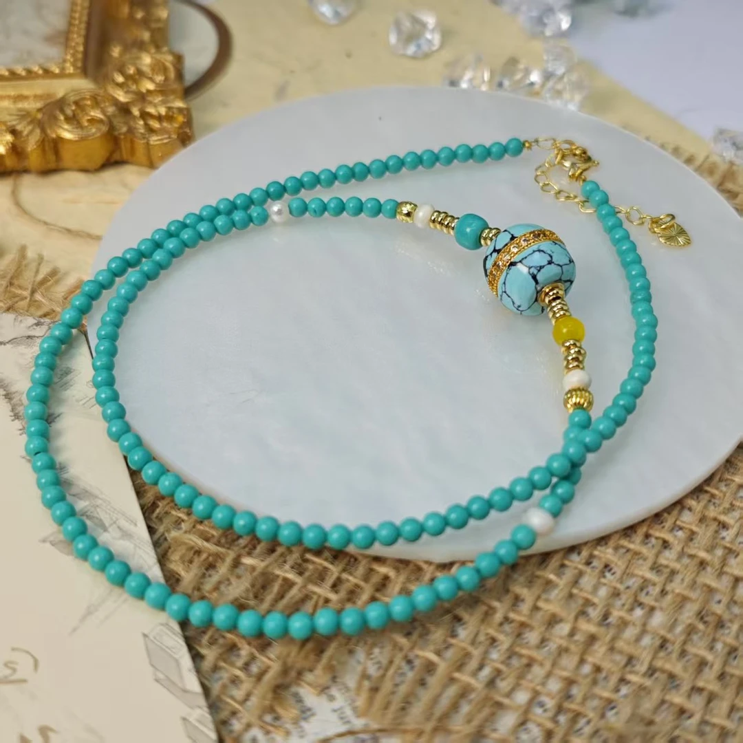 非金属陶瓷项链 《福气满满》松松桶珠项链3+(多样发其一) XM63