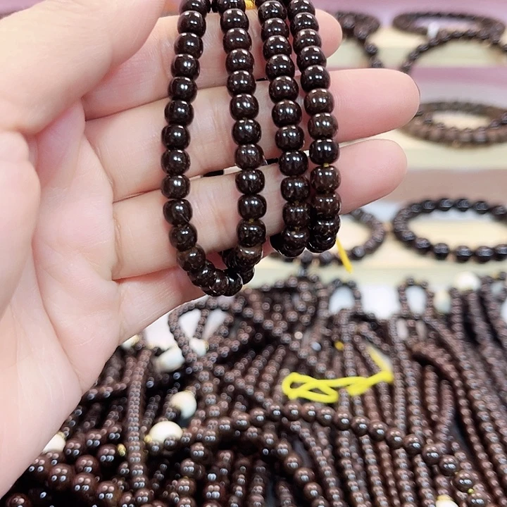 蓦***然椰蒂手串/手链印尼原生态精工椰蒂6✖️5老型108长串