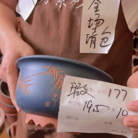 紫砂花盆花卉工艺