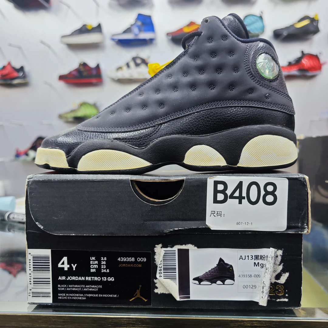 Nike aj13黑色高帮 36码 全新原盒 12月31 sun B408