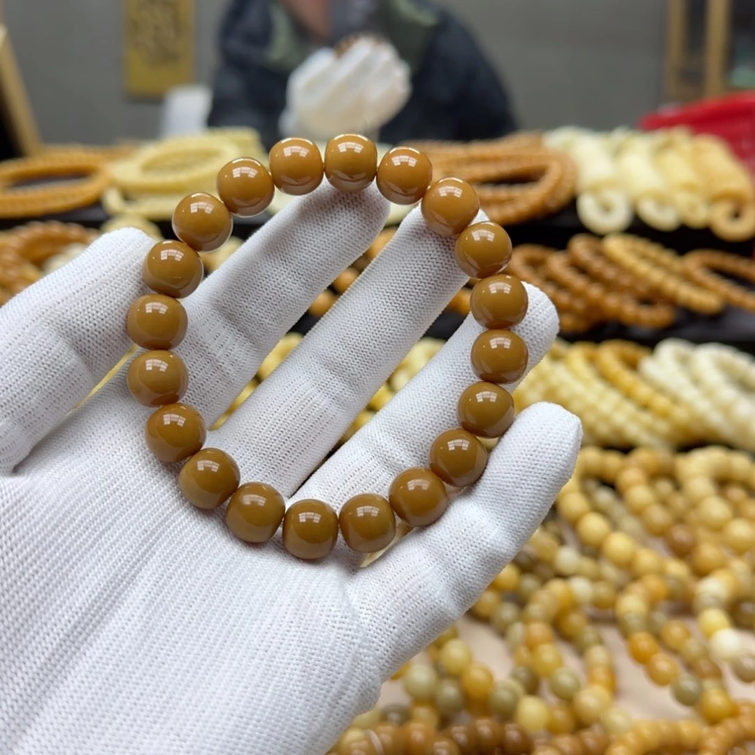 手串菩提根/象牙果11.12胖苹果 11年 鬼工