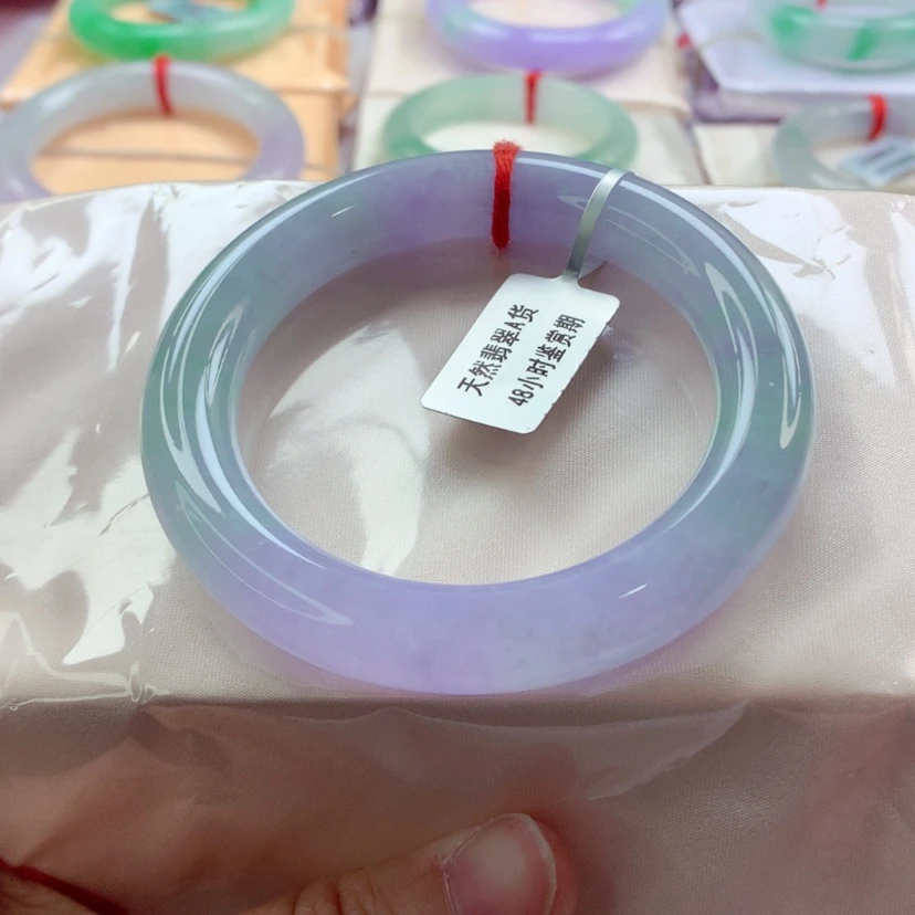 【闪购商品】翡翠手镯（圆镯）未镶嵌冰春彩A