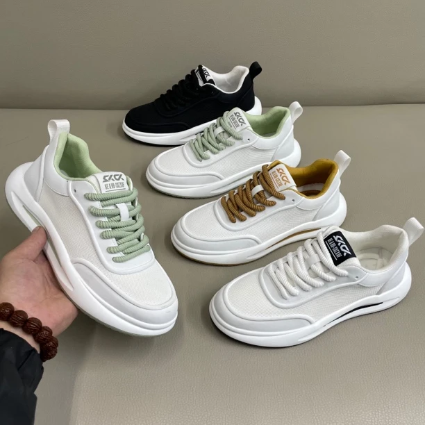 单鞋时尚休闲鞋网面男士小白鞋夏季潮流运动鞋男鞋标准码