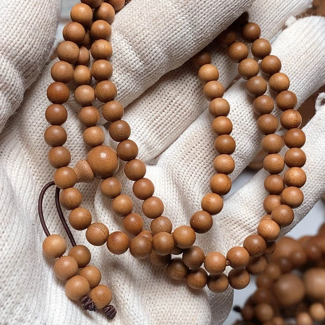 檀香木手串/手链不*，老山檀香0.5顺