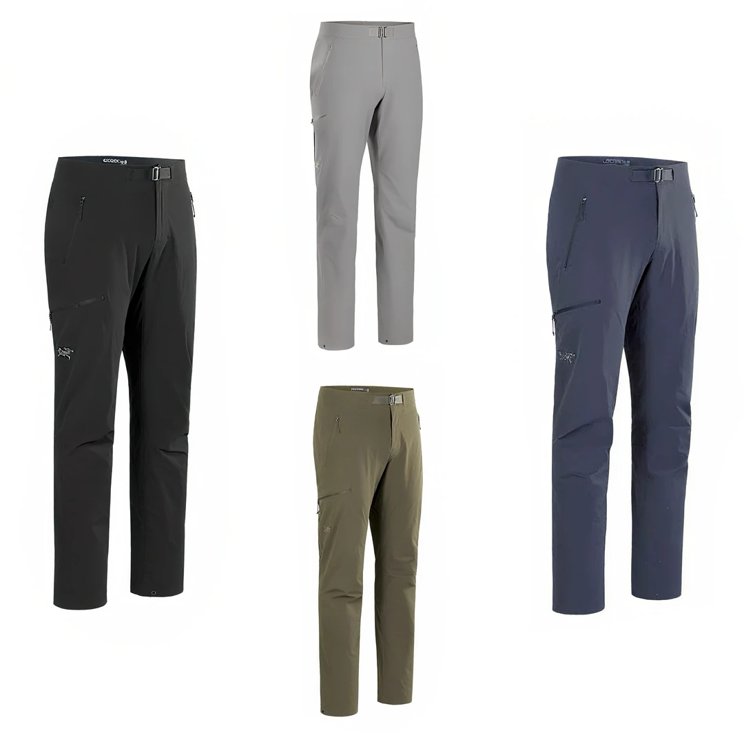 ARC'TERYX/始祖鸟SS25 GAMMA PANT 刺绣LOGO防风软壳直筒裤秋冬款