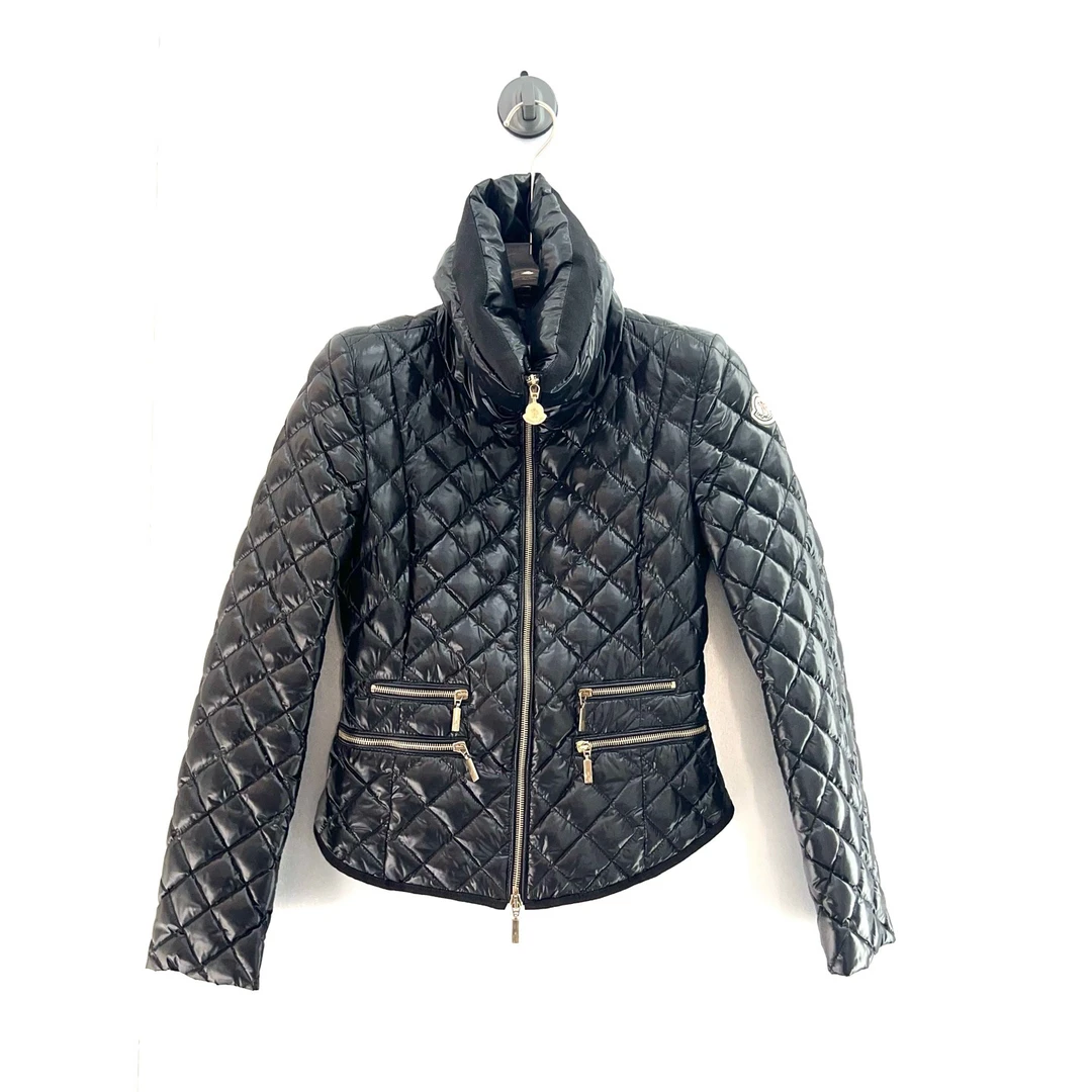 99新 MONCLER 黑色短款羽绒服/0码（北京）