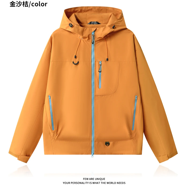 新款防水户外冲锋衣夹克ol外套软壳衣男女同款防风户外登山服情侣