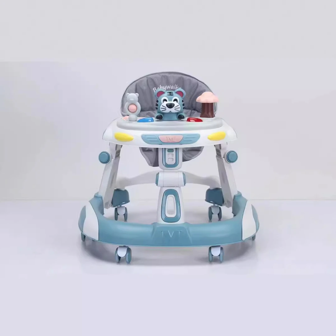 婴儿学步车防侧翻防O型腿男女宝宝起步婴幼儿助步车学步可折叠