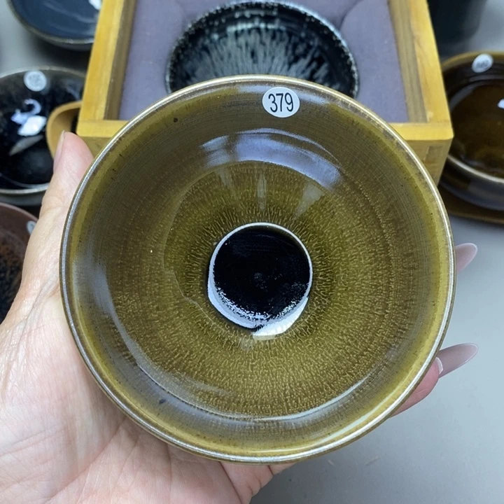 茶盏建窑建盏柴烧主人杯