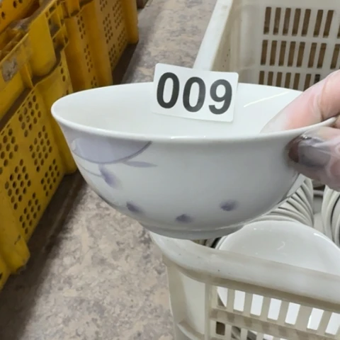 泥塑磁州窑出口尾货碗一只口径13