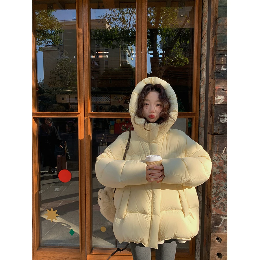 张贝贝 云上香草 90白鸭绒 轻云零压短款羽绒